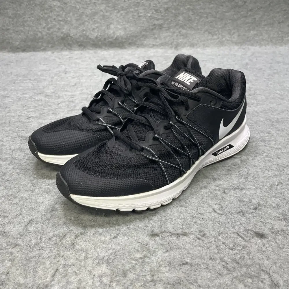 Nike Air Relentless 6 Womens 8 Running Shoes Black/White Athletic Sneakers